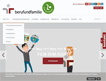 Tablet Screenshot of berufundfamilie.de